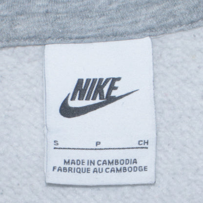 Mens UK Size S Nike Grey Pullover Hoodie