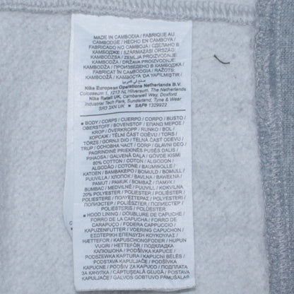 Mens UK Size S Nike Grey Pullover Hoodie