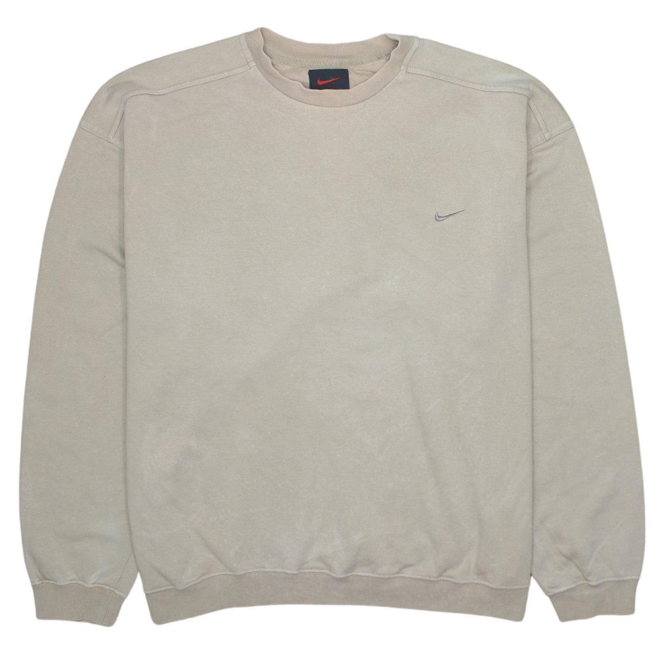 Mens UK Size 2XL Nike Beige Pullover Sweatshirt