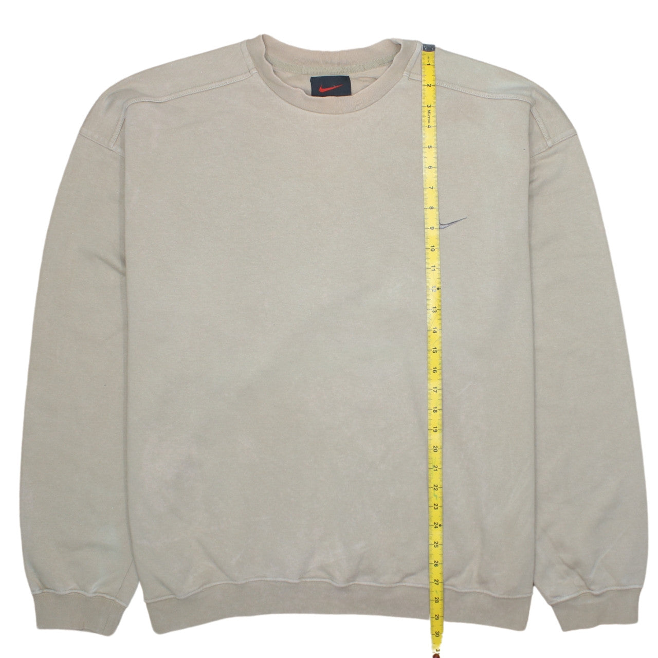 Mens UK Size 2XL Nike Beige Pullover Sweatshirt