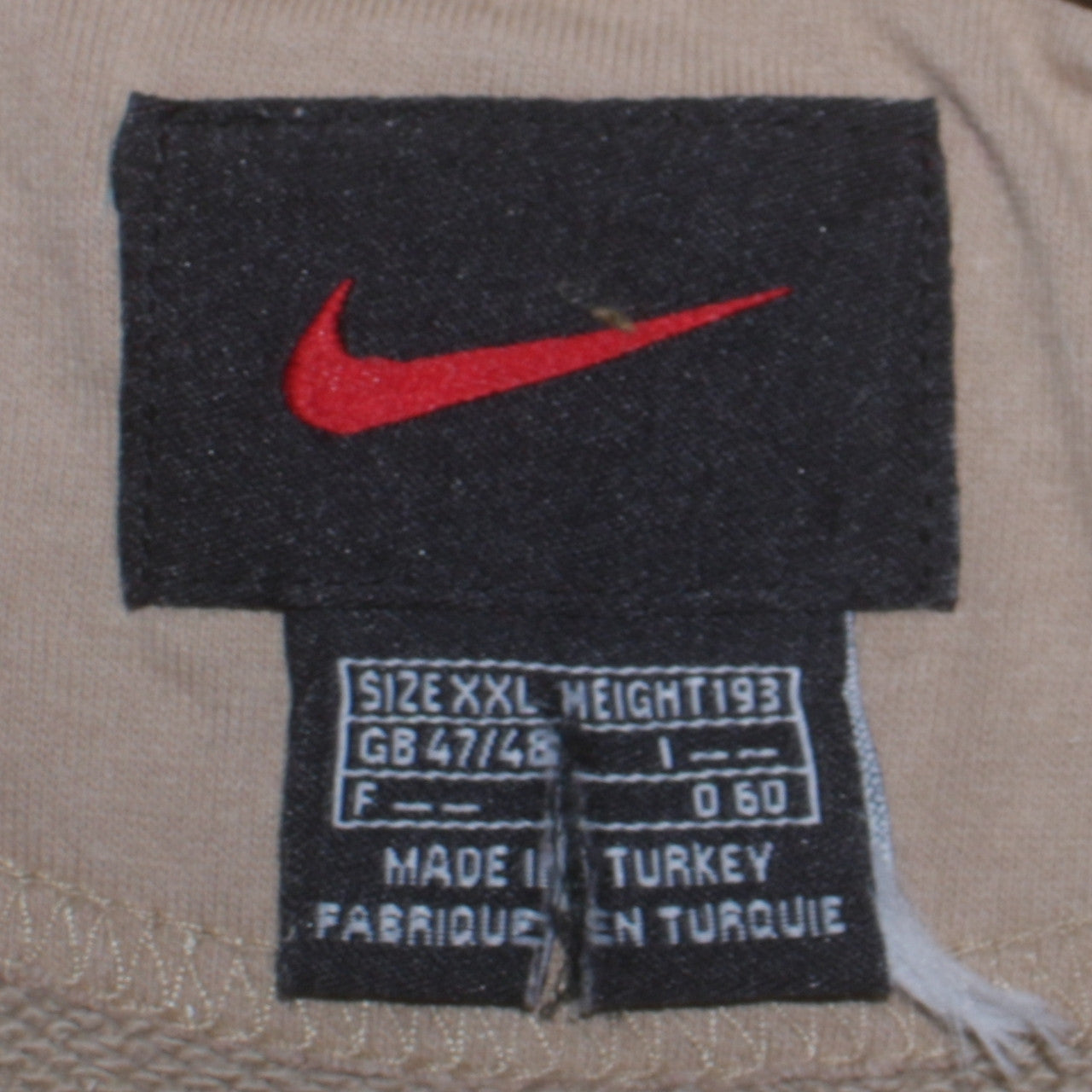 Mens UK Size 2XL Nike Beige Pullover Sweatshirt