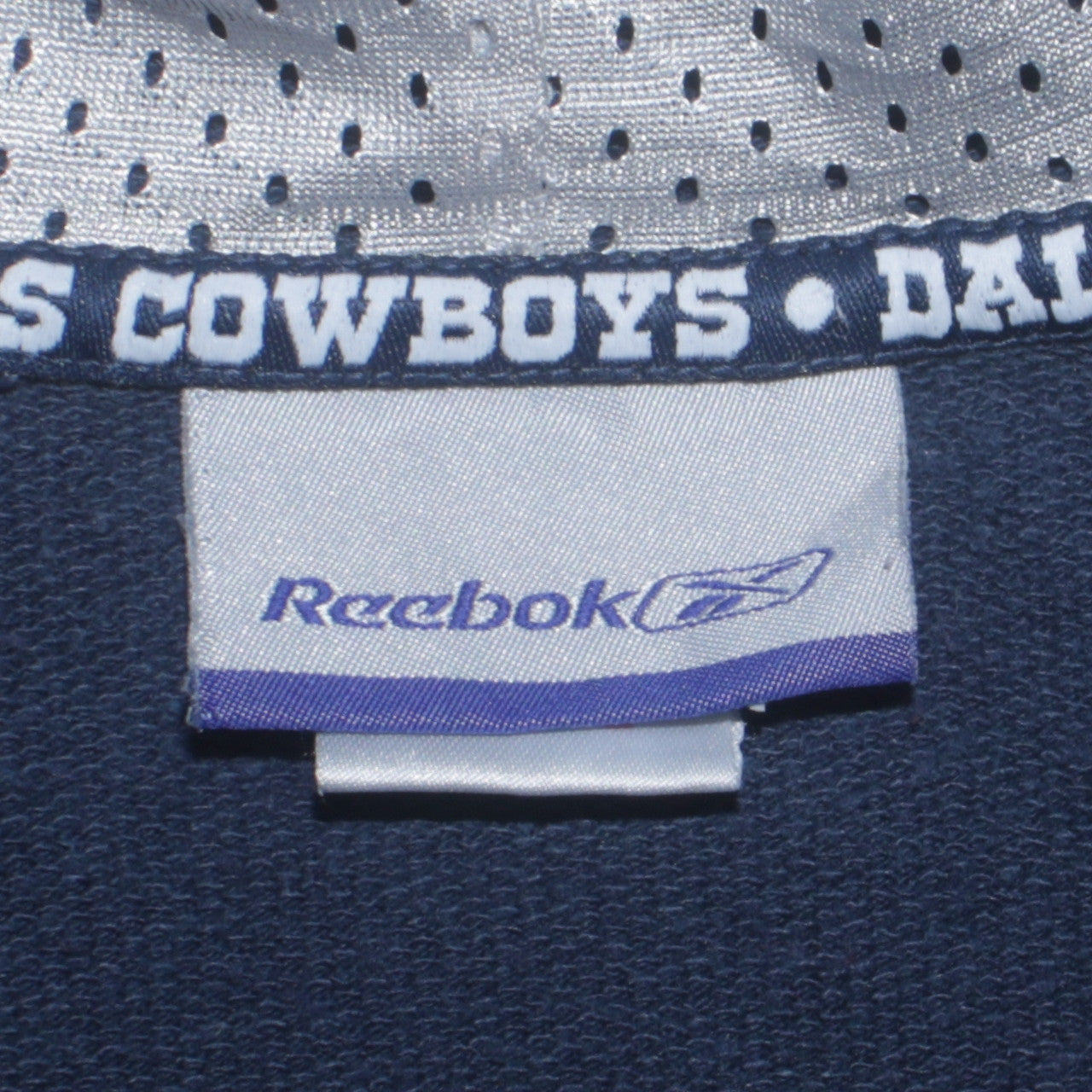 Reebok Womens Blue Dallas Cowboys Full Zip Hoodie Size M