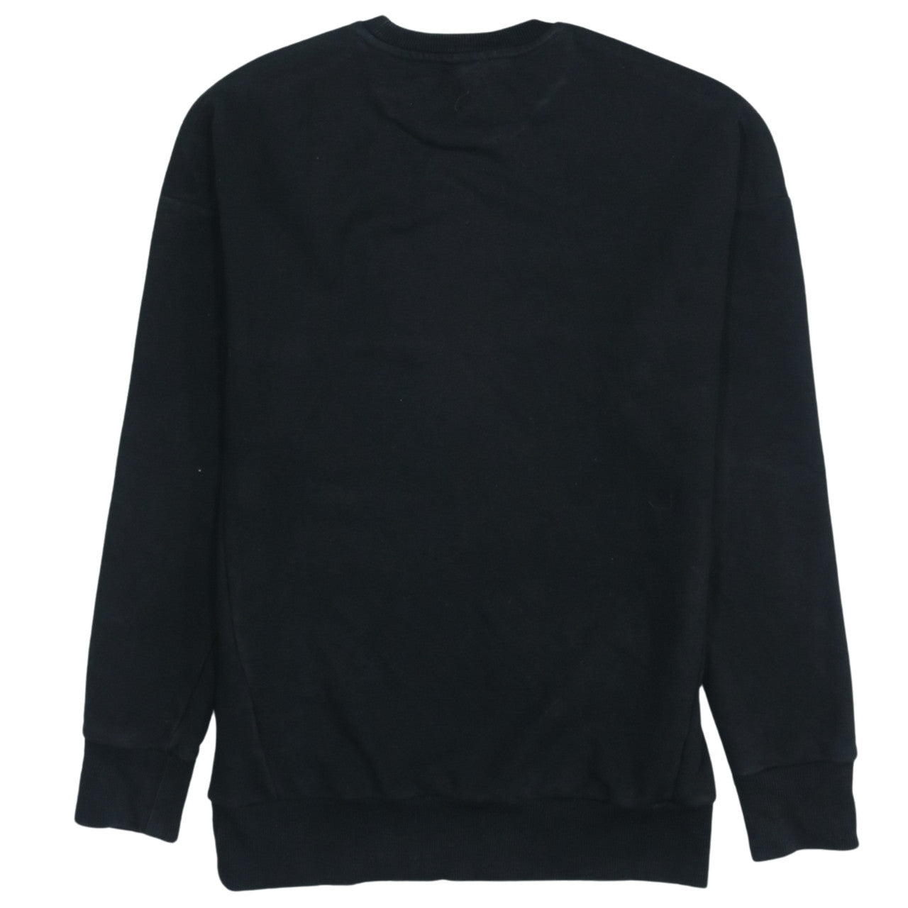 Adidas Girls Black Sweatshirt 13-14 Years Crew Neck Pullover Logo Jumper