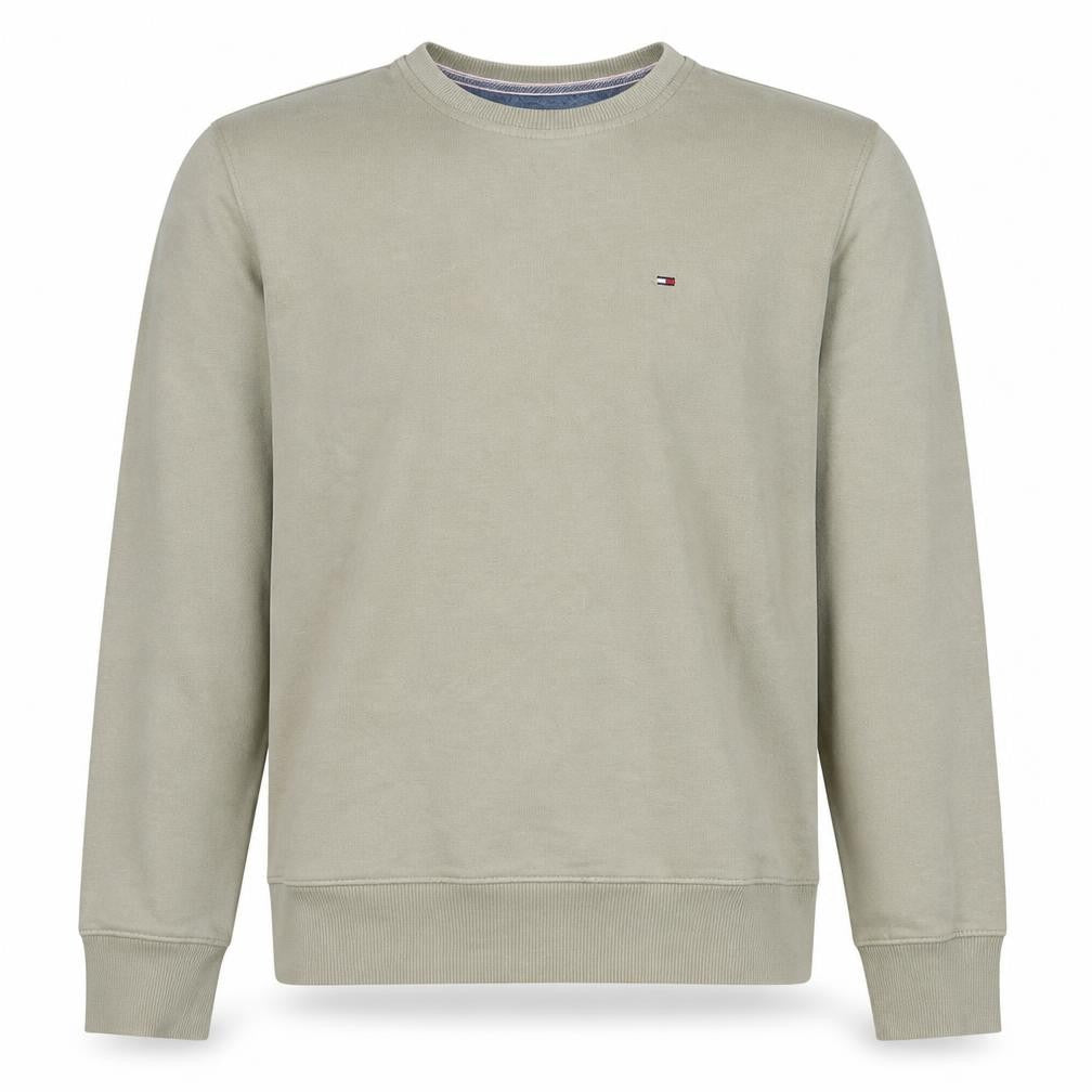 Mens UK Size M Tommy Hilfiger Beige Pullover Sweatshirt