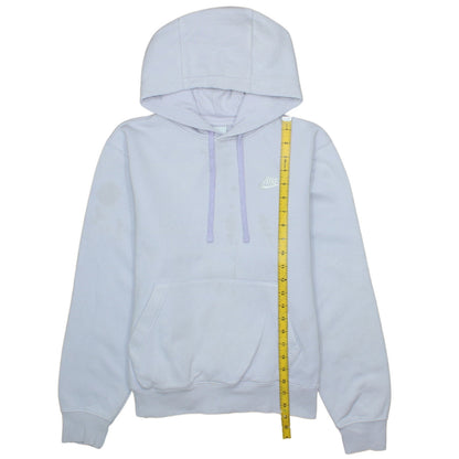 Nike Womens Lilac Hoodie XS Pullover Cotton Blend Logo Casual