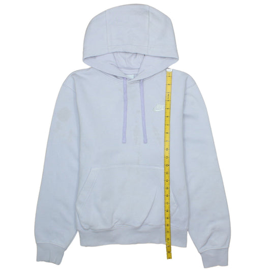 Nike Womens Lilac Hoodie XS Pullover Cotton Blend Logo Casual