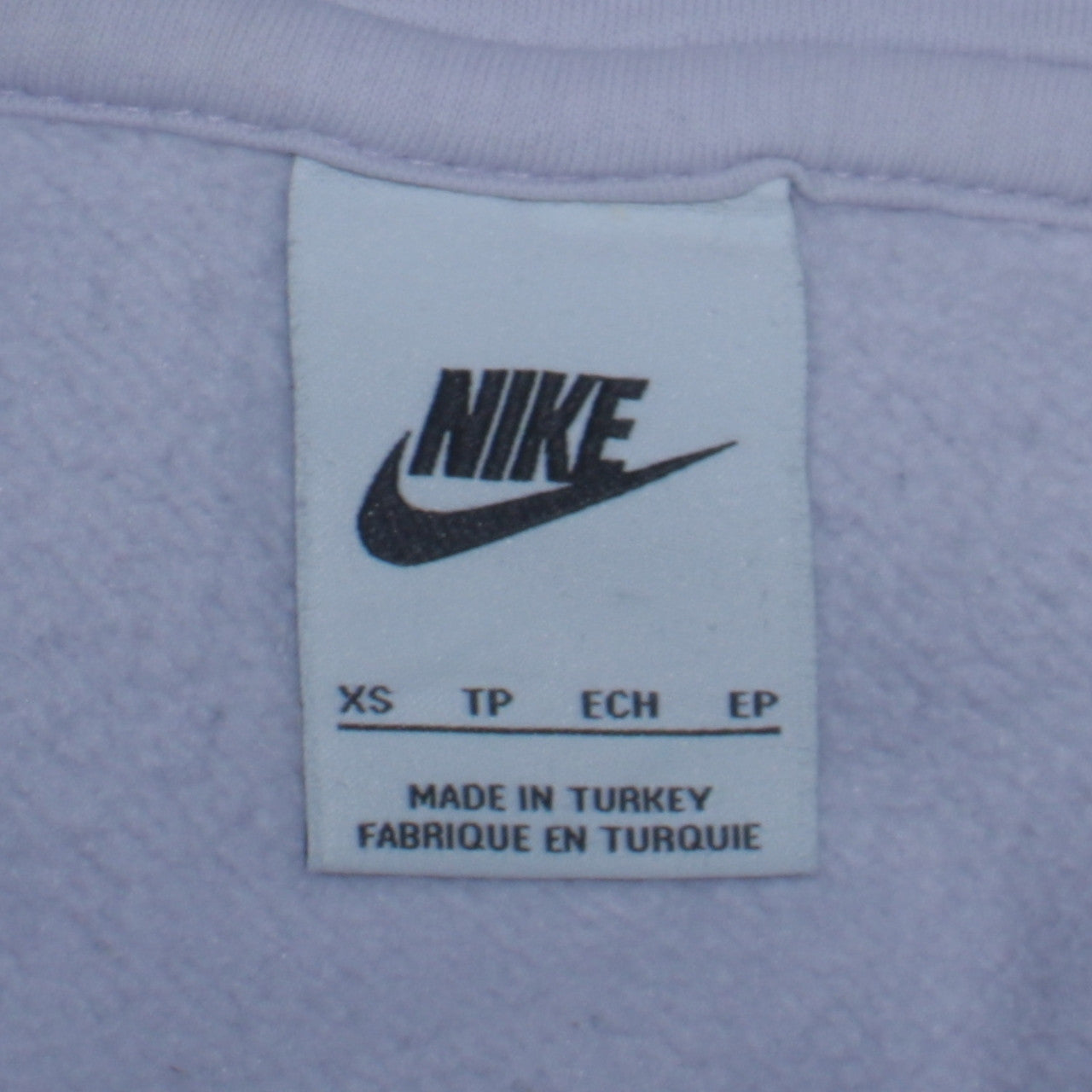 Nike Womens Lilac Hoodie XS Pullover Cotton Blend Logo Casual