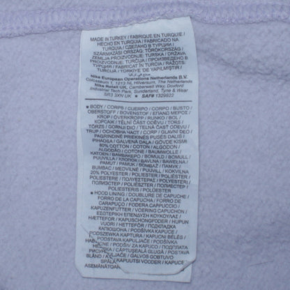 Nike Womens Lilac Hoodie XS Pullover Cotton Blend Logo Casual