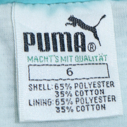 Womens UK Size 6 PUMA Blue Windbreaker Coat