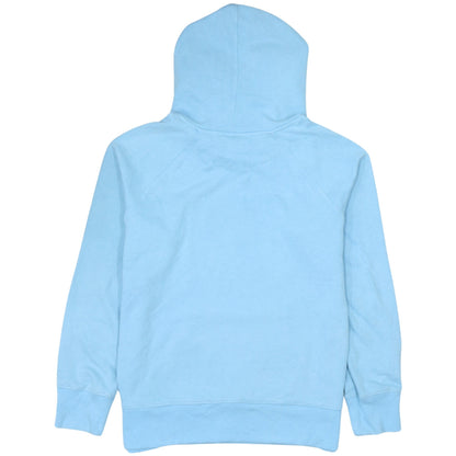 Levi's Women Blue XS Pullover Hoodie Graphic Logo Raglan Sleeve