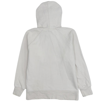Levi's Women's White XS Pullover Hoodie Logo Print Raglan