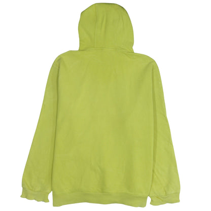 The North Face Mens Yellow Hoodie Pullover Logo L Cotton Sweatshirt