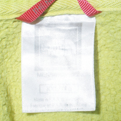 The North Face Mens Yellow Hoodie Pullover Logo L Cotton Sweatshirt