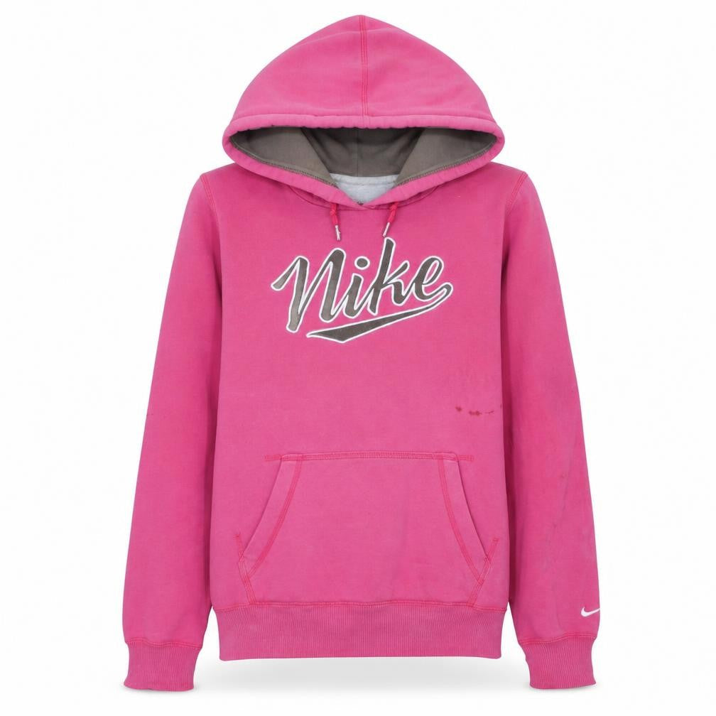 Womens UK Size S Nike Pink Pullover Hoodie