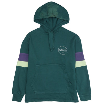 Mens UK Size S Levi's Green Pullover Hoodie