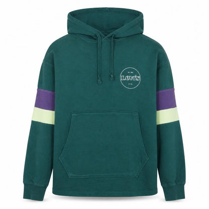 Mens UK Size S Levi's Green Pullover Hoodie