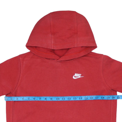 Nike Boys Red Pullover Hoodie XL Fleece Casual Sportswear