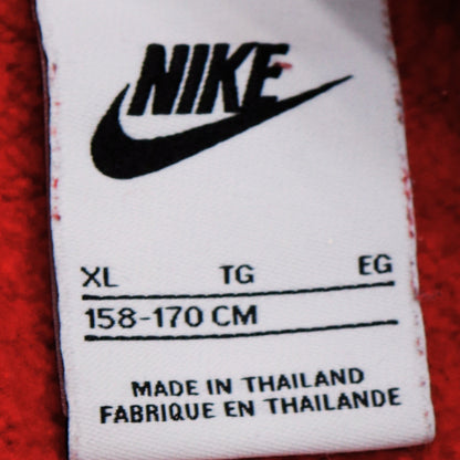 Nike Boys Red Pullover Hoodie XL Fleece Casual Sportswear