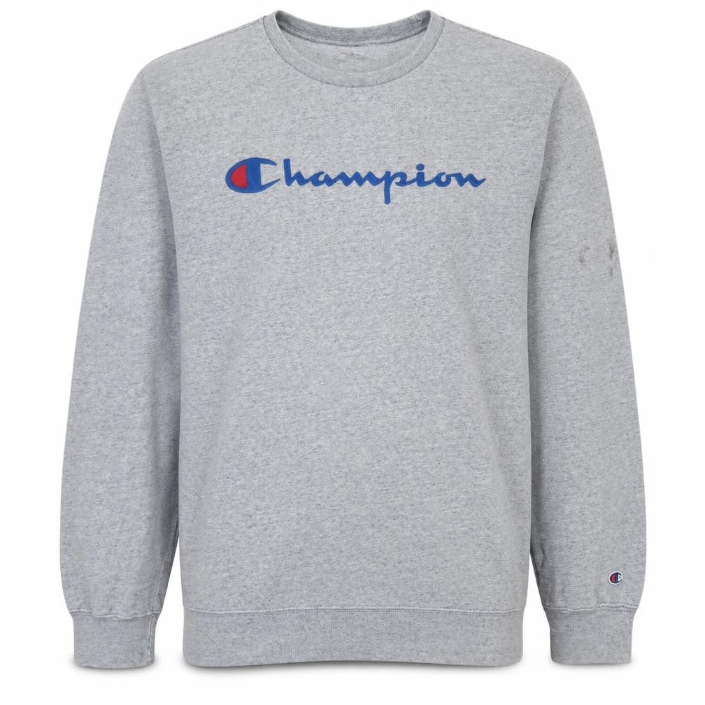 Mens UK Size L Champion Grey Pullover Sweatshirt
