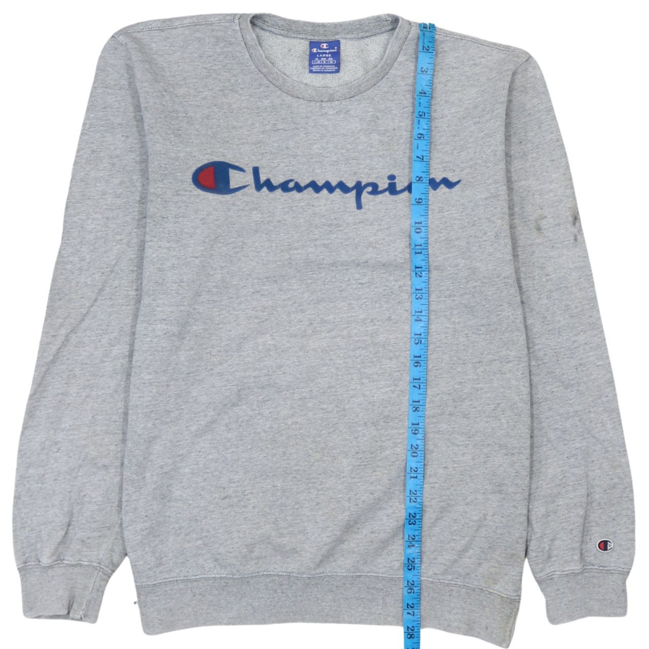 Mens UK Size L Champion Grey Pullover Sweatshirt