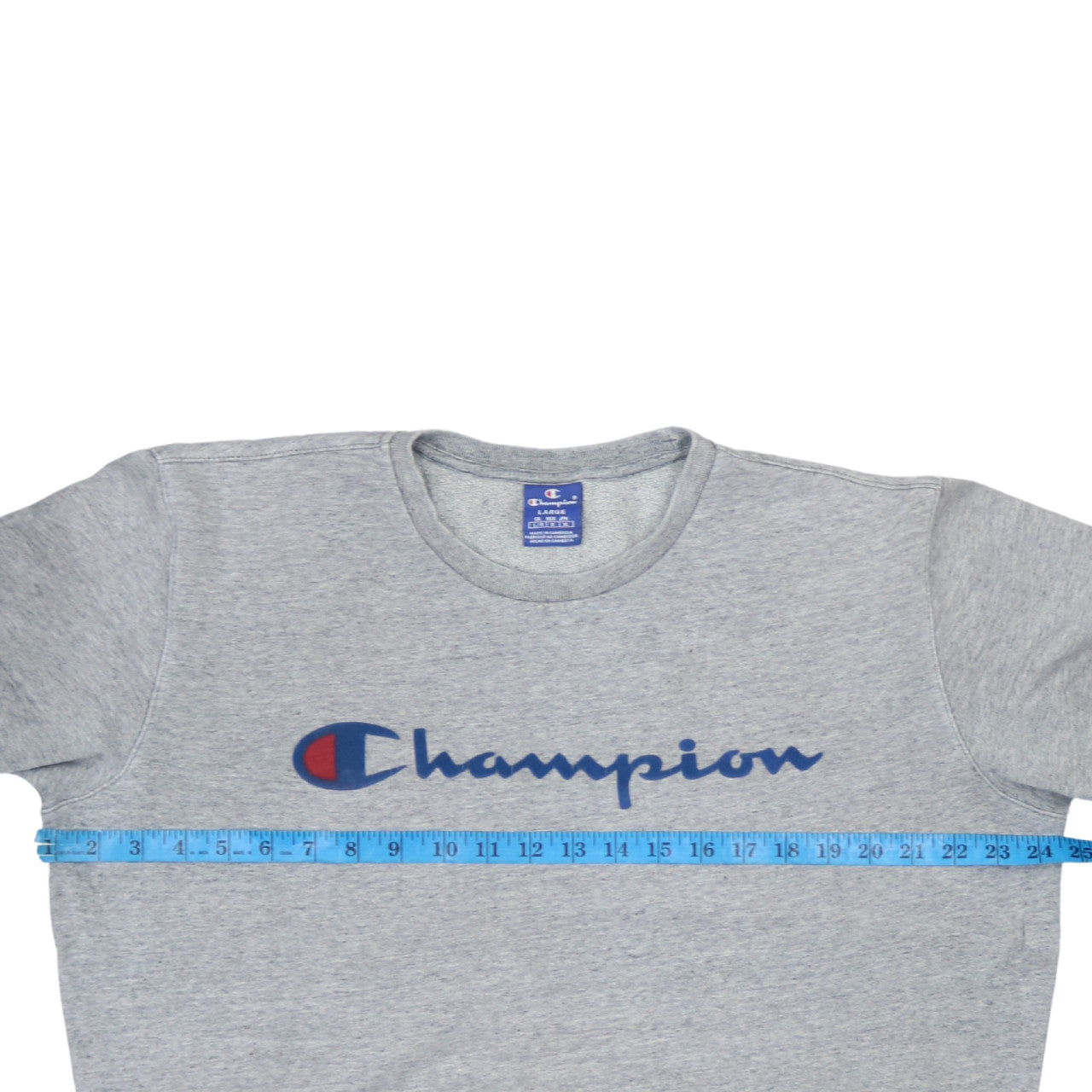 Mens UK Size L Champion Grey Pullover Sweatshirt