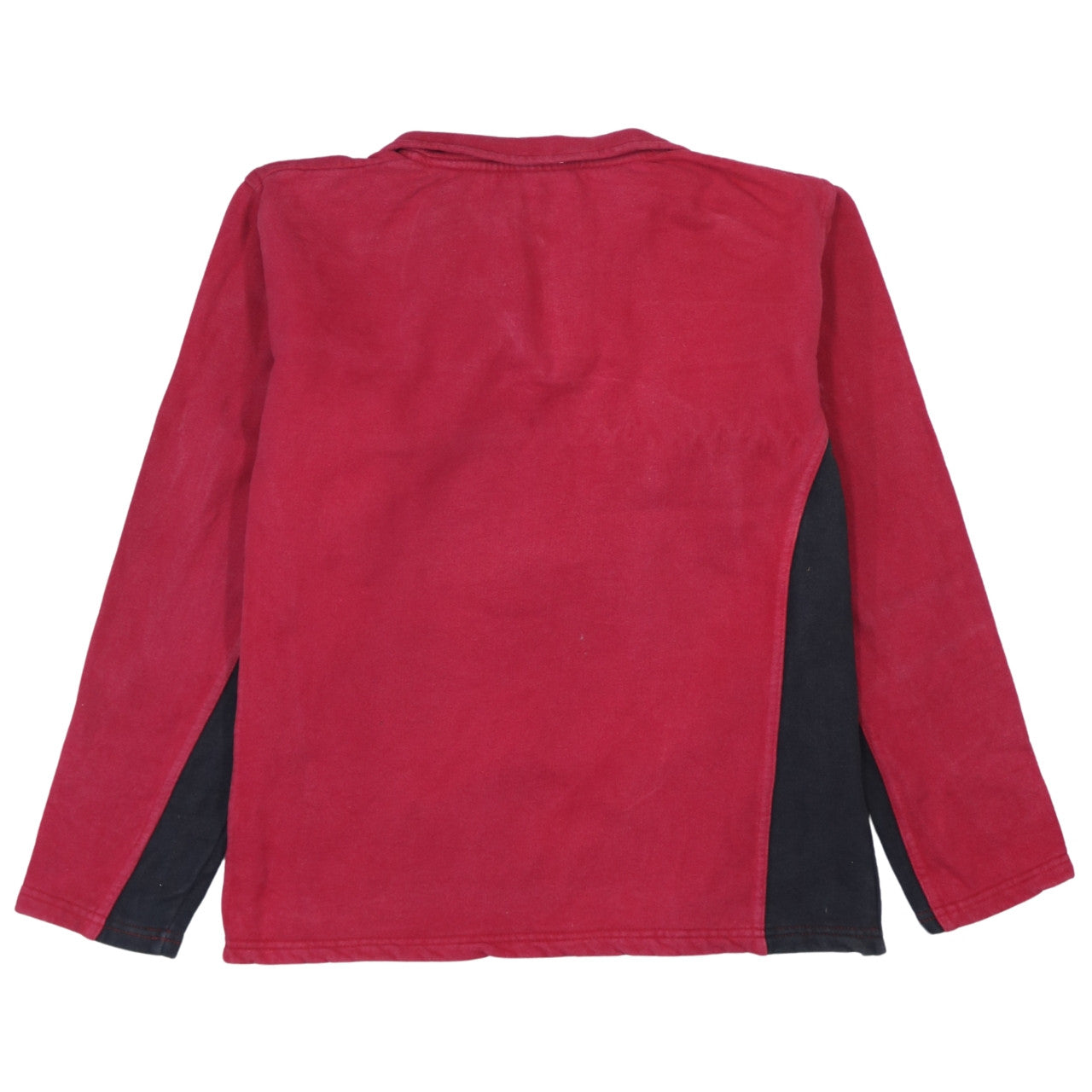 Reebok Red XL Fleece 1/4 Zip Sweatshirt Unisex Adults Sportswear