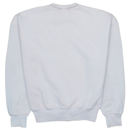 Champion Women’s Beige Small Sweatshirt Crew Neck Long Sleeve Logo