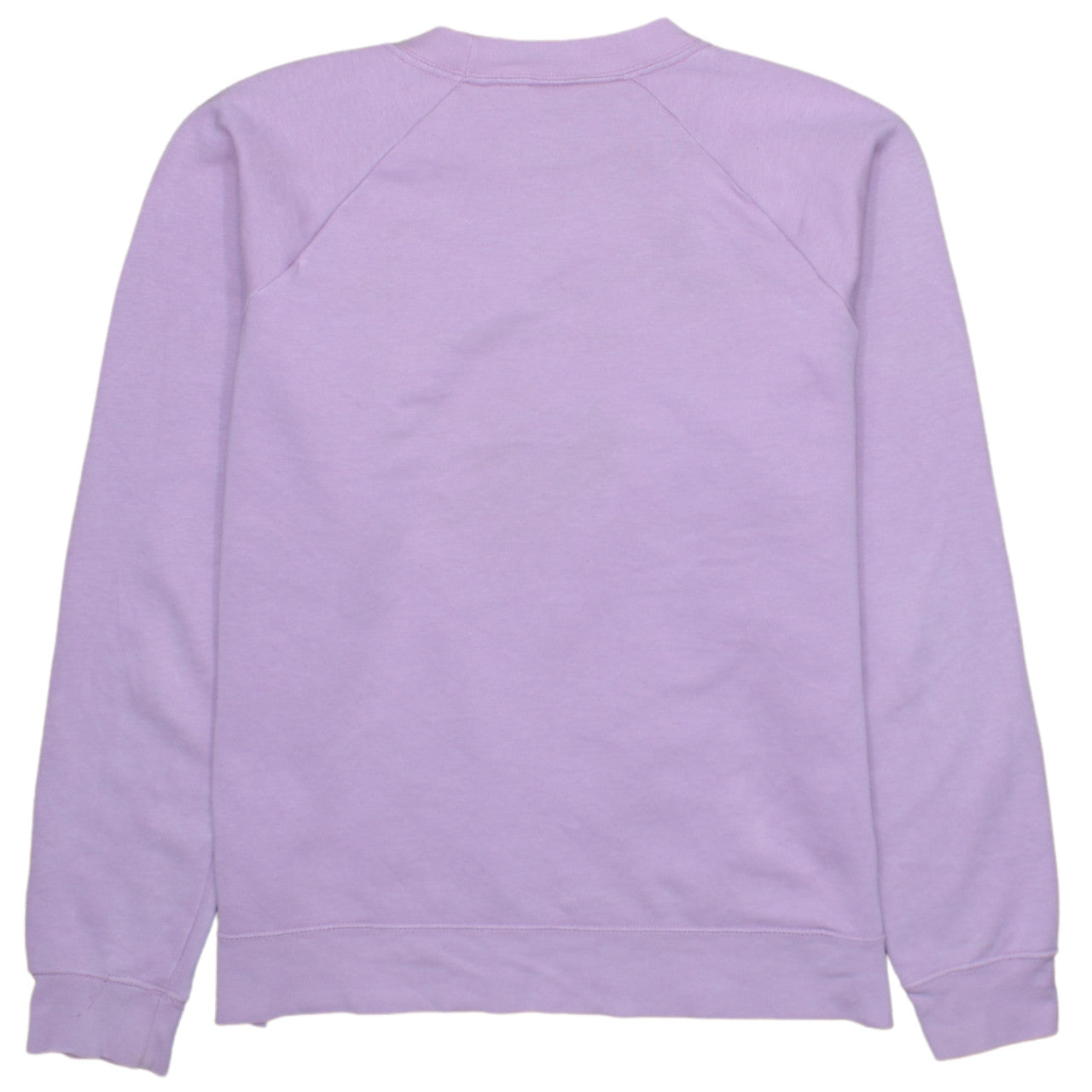 Nike Women Purple Pullover Sweatshirt L Logo Raglan Long Sleeve