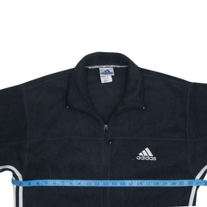 Adidas Men's Black Fleece Full Zip Jacket Size S Logo Sportswear