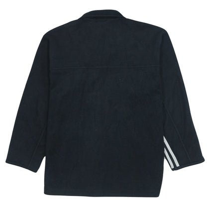 Adidas Men's Black Fleece Full Zip Jacket Size S Logo Sportswear