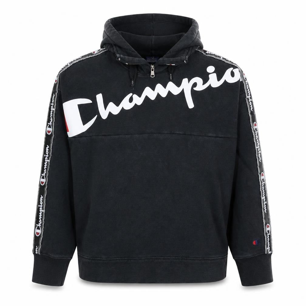Mens UK Size XS Champion Black Pullover Hoodie