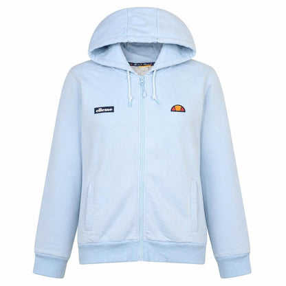 Womens UK Size M ellesse Blue Full Zip Hoodie