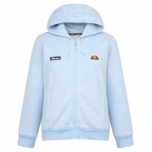 Front view of Ellesse Women’s Blue Full Zip Hoodie Sweatshirt, size M