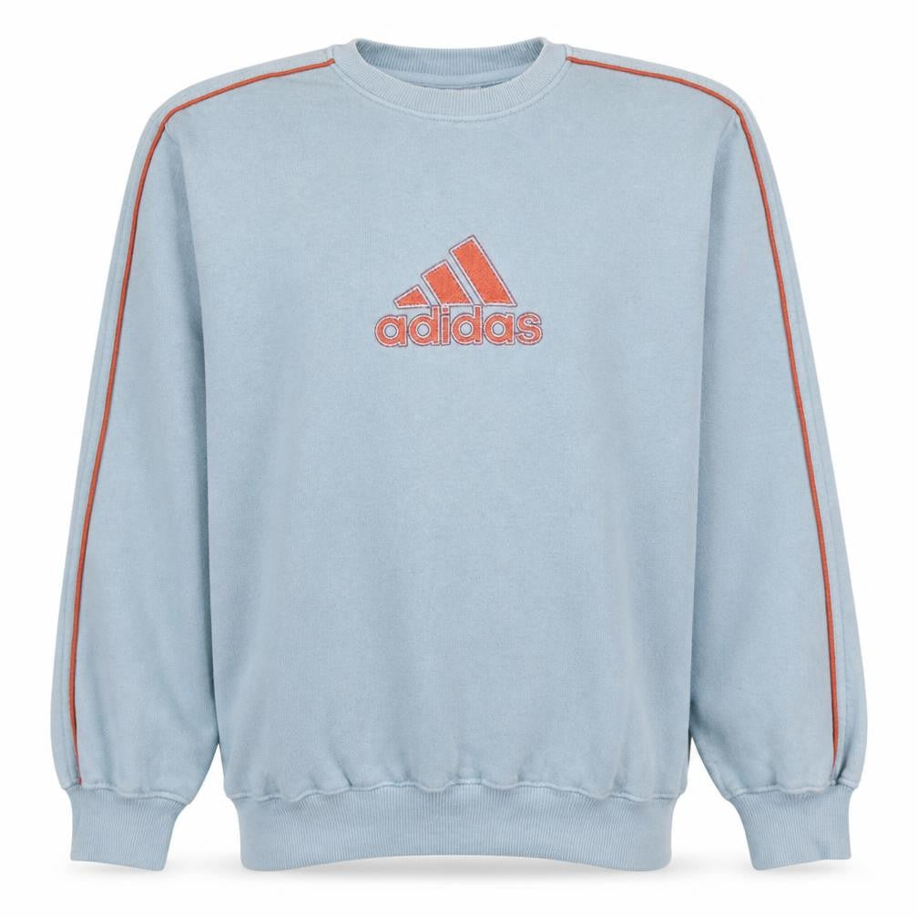 Mens UK Size S adidas Blue Pullover Sweatshirt