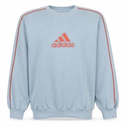Mens UK Size S adidas Blue Pullover Sweatshirt