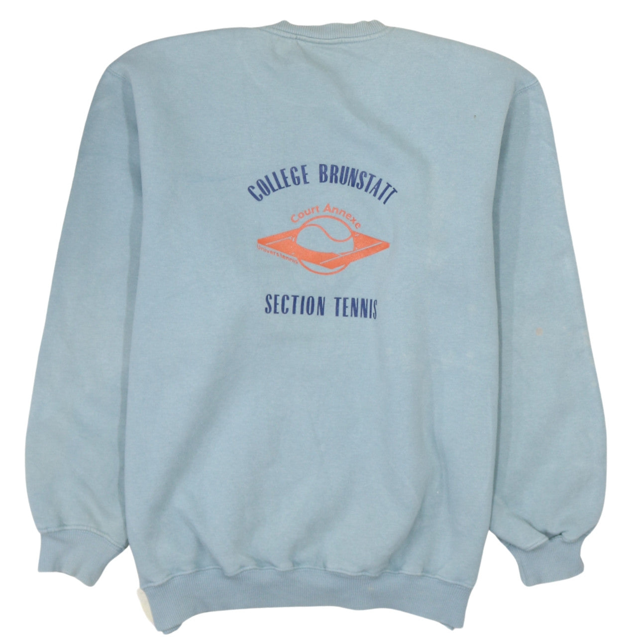 Mens UK Size S adidas Blue Pullover Sweatshirt
