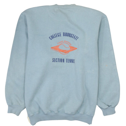 Mens UK Size S adidas Blue Pullover Sweatshirt