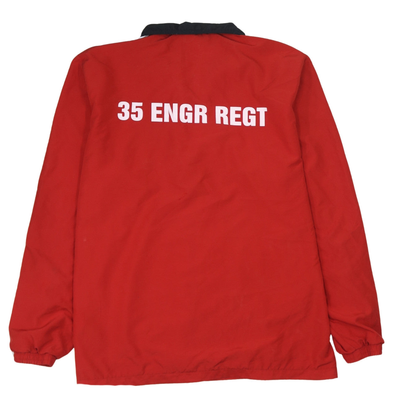 Adidas Men’s Red Track Jacket L Full Zip Logo Sports Casual