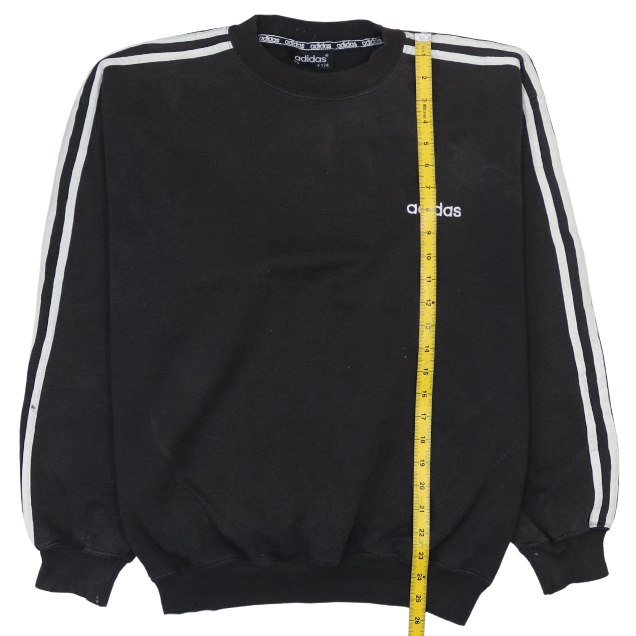 Mens UK Size M adidas Black Pullover Sweatshirt