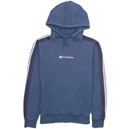 Mens UK Size S Champion Blue Pullover Hoodie