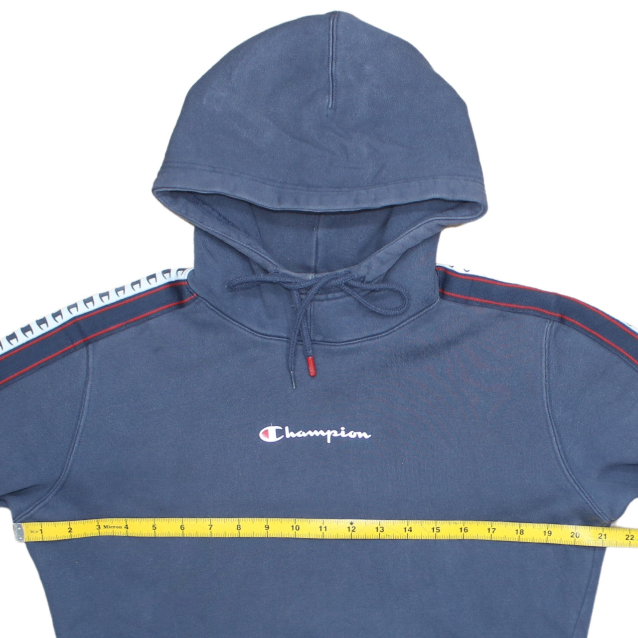 Mens UK Size S Champion Blue Pullover Hoodie