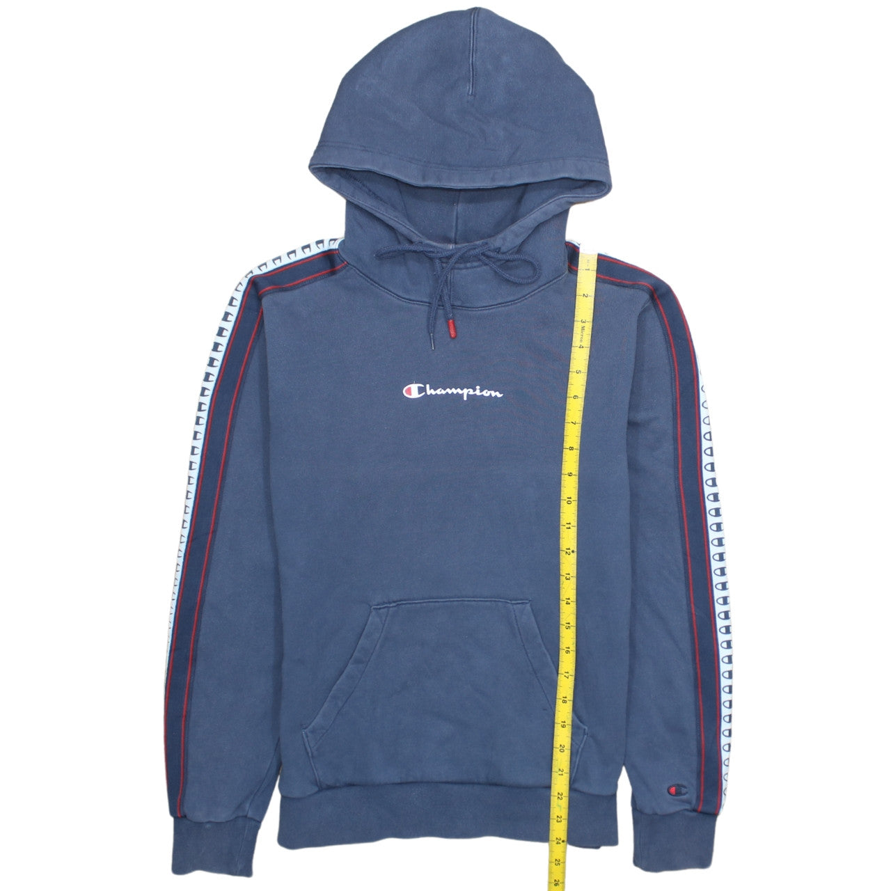 Mens UK Size S Champion Blue Pullover Hoodie