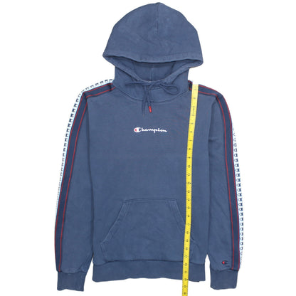 Mens UK Size S Champion Blue Pullover Hoodie
