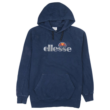 Mens UK Size M ellesse Blue Pullover Hoodie