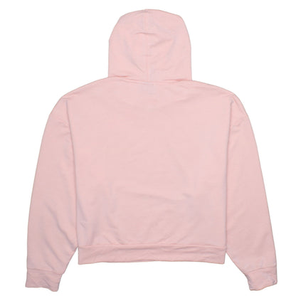 Puma Womens Pink Hoodie Sweatshirt M Medium Pullover Cotton Blend