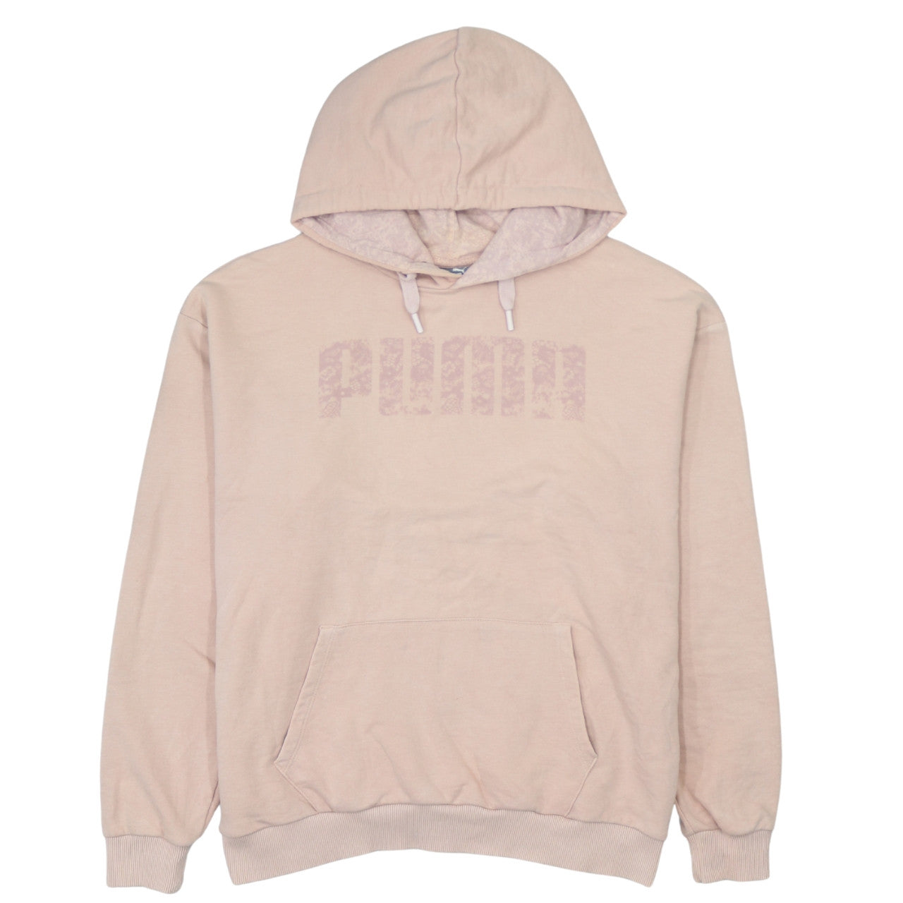 Puma Womens Pink Pullover Hoodie Size 12 Regular Fit