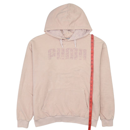 Puma Womens Pink Pullover Hoodie Size 12 Regular Fit