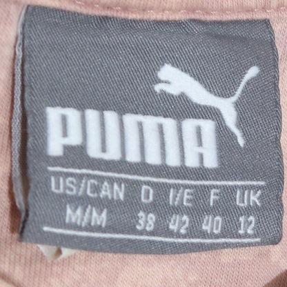 Puma Womens Pink Pullover Hoodie Size 12 Regular Fit