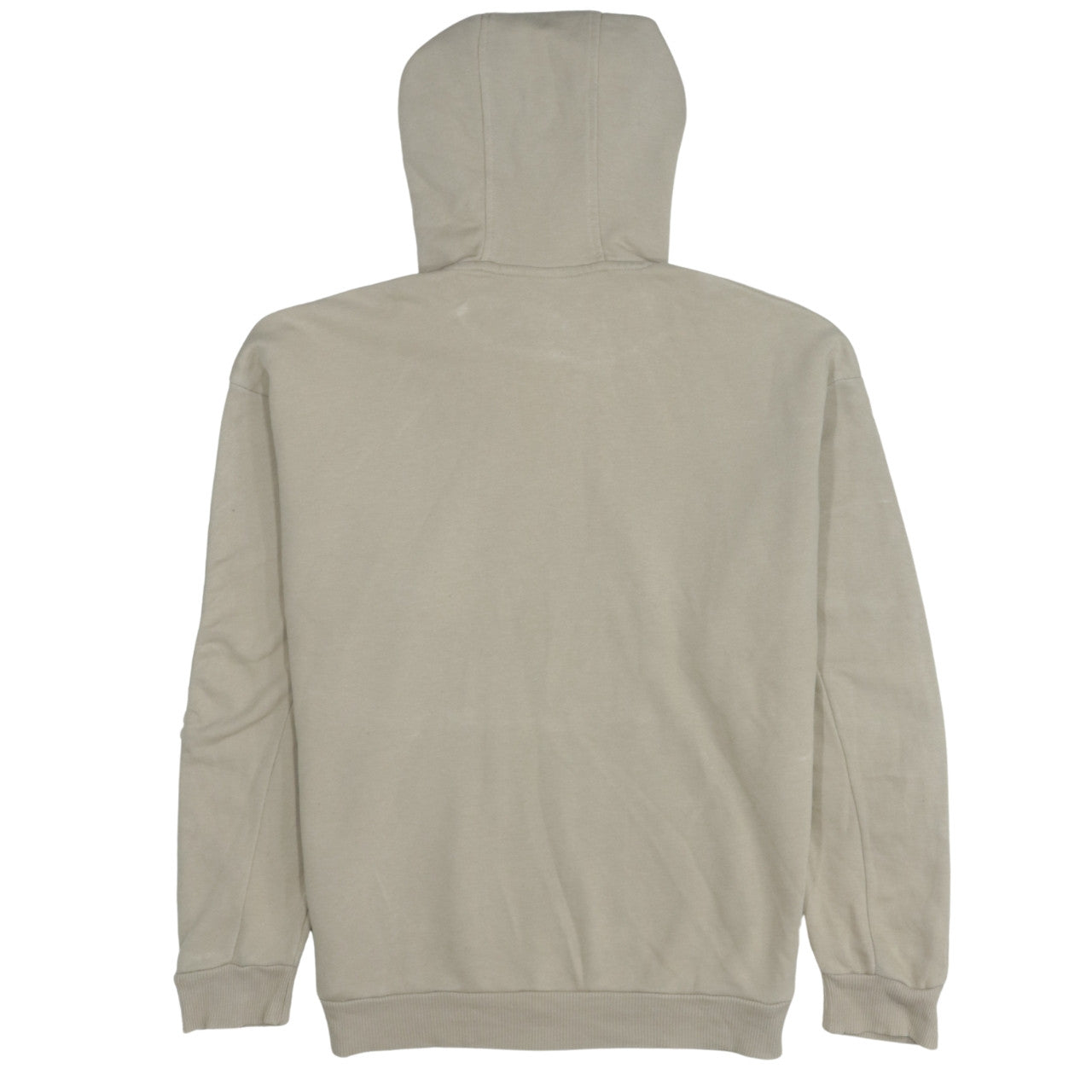 Adidas Womens Beige Pullover Hoodie UK 12 Casual Cotton Blend