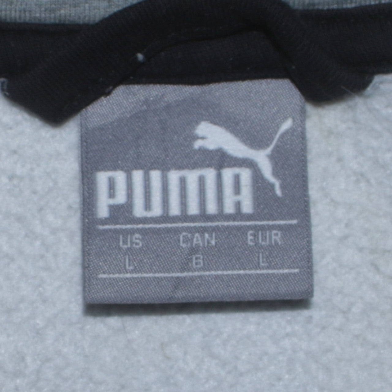 Mens UK Size L PUMA Grey Full Zip Hoodie